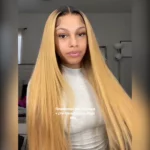 Tinashe hair glueless ombre honey blonde wig 2