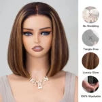 Tinashe hair highlight brown bob wig