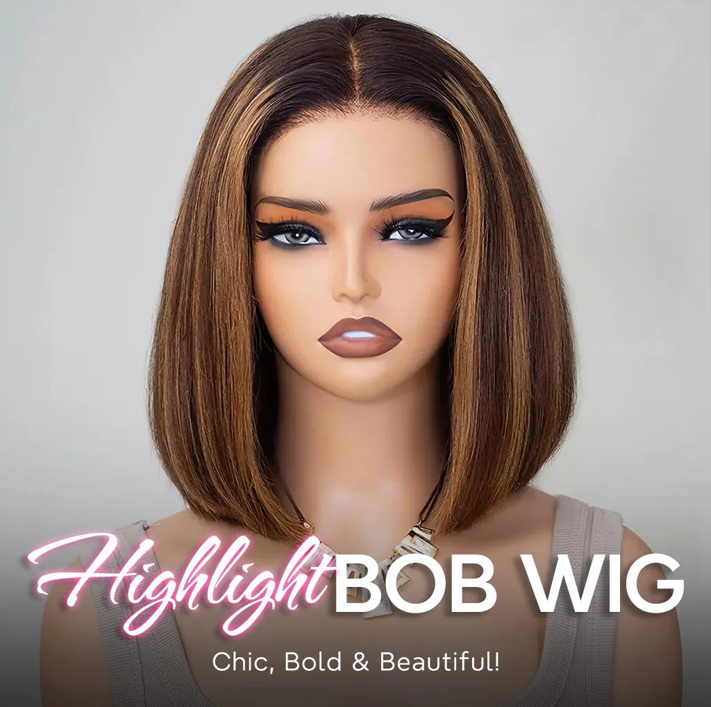 Tinashe hair highlight brown bob wig details (2)