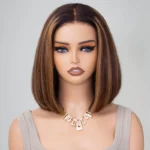 Tinashe hair highlight straight bob wig 2