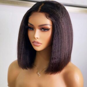 Tinashe hair kinky straight bob wig (1)