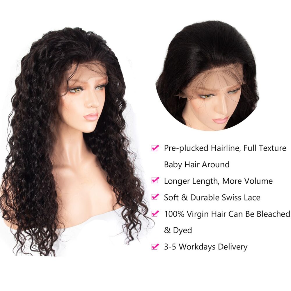 13×4 Water Wave Lace Front Wigs Human Hair Wigs Sale | Tinashehair