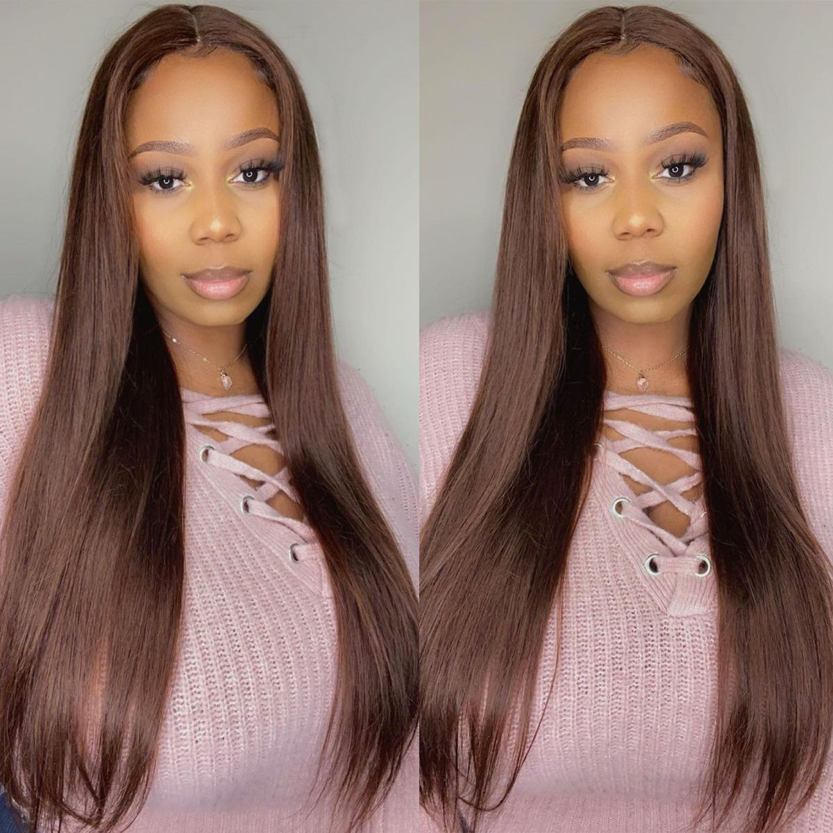 Brown-straight-lace-front-wig