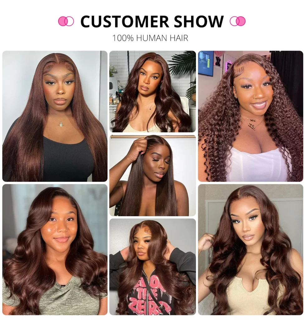 Tinashe hair brown wig buyer show