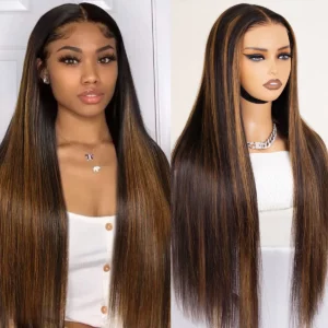 Tinashe hair highlight 1b-30 straight wig (2)