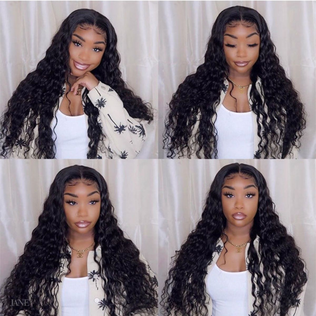 Loose Deep lace front wig 250%