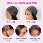 Tinashe hair air cap glueless wig detail