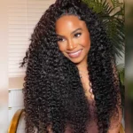 Tinashe hair curly high density hd lace wig (1)