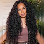 Tinashe hair curly high density hd lace wig (2)