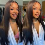 Tinashe hair high density straight lace wig (3)