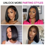 Tinashe hair raw hair 6x5 bob wig 4