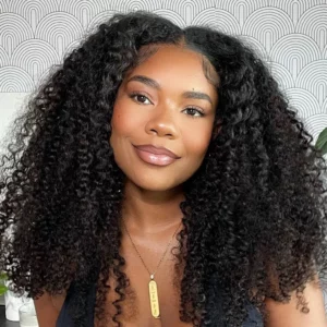 Tinashe hair kinky curly V part wig (1)