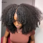 Tinashe hair kinky curly V part wig (2)