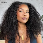Tinashe hair kinky curly V part wig (5)