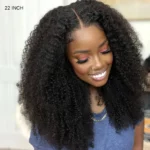 Tinashe hair kinky curly V part wig (7)