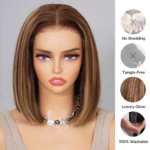 Tinashe hair highlight honey blonde bob wig