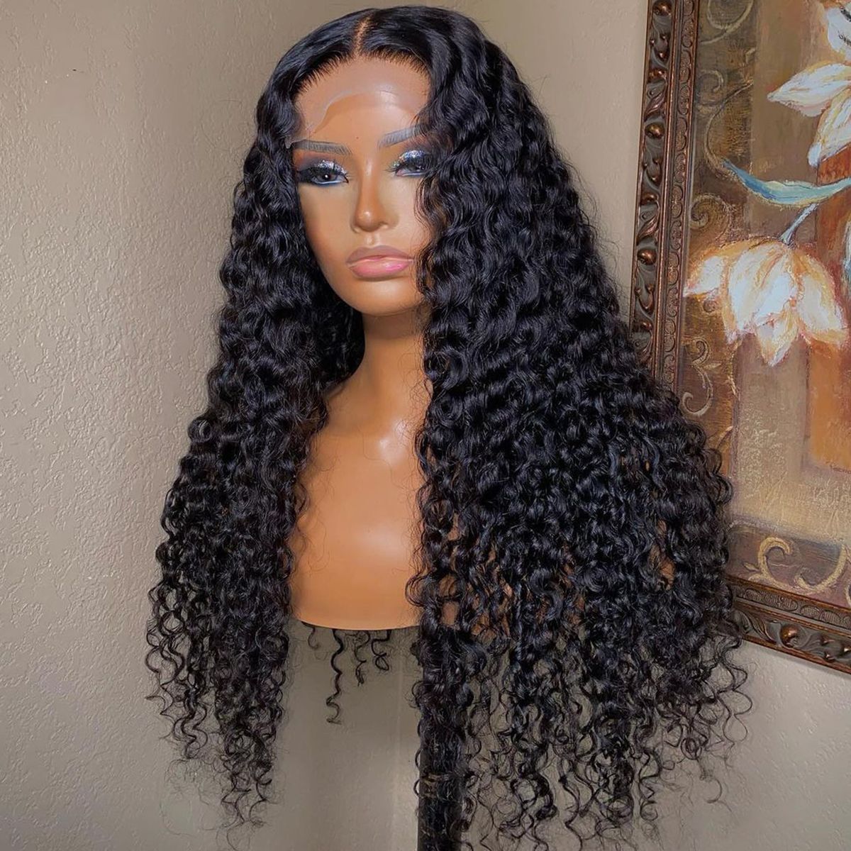 5×5 HD Lace Closure Wigs High Quality Deep Wave 6×6 Wig 180% Density