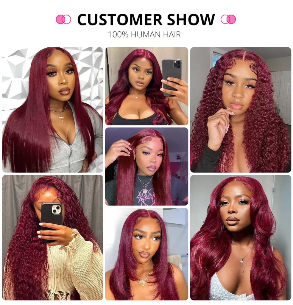 Tinashe hair 99j lace wig buyer show