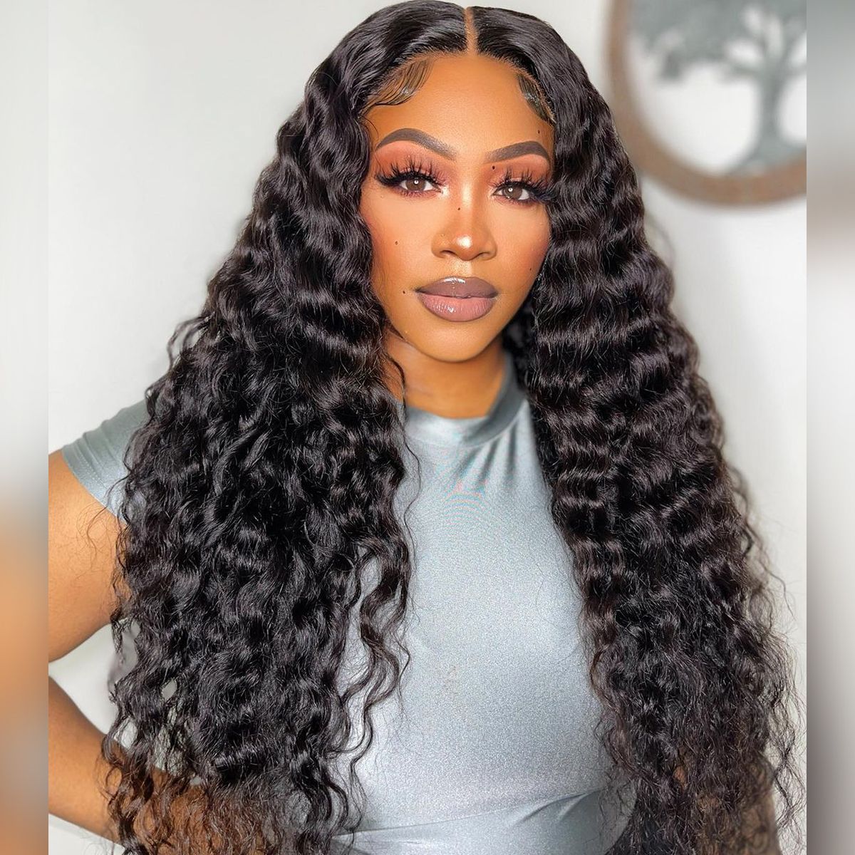 Perfect HD Pre Plucked Full Lace Wig Wet And Wavy Water Wave High Dens –  amzhair