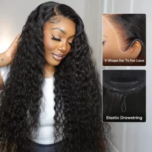 Tinashe hair pull go glueless water wave wig 2