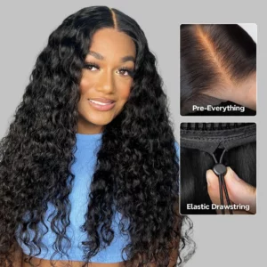 Tinashe hair water wave pull go srawstring wig 1