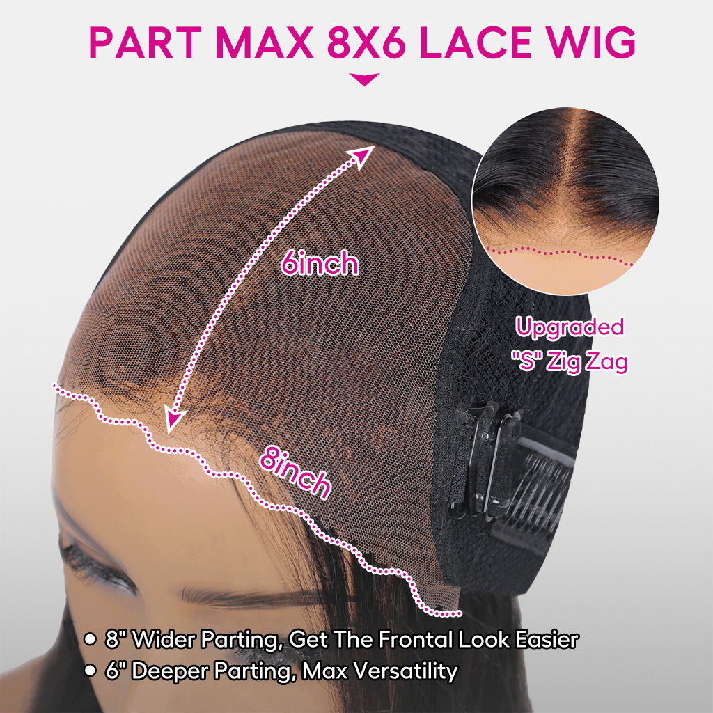 Tinashe hair 8x6 lace wig detail