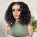 Tinashe hair wear go glueless deep curly short wig (5)