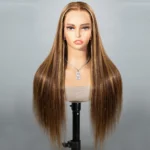 Tinashe hair highlight straight lace wig (2)