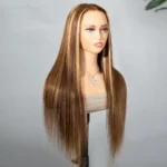 Tinashe hair highlight straight lace wig (4)