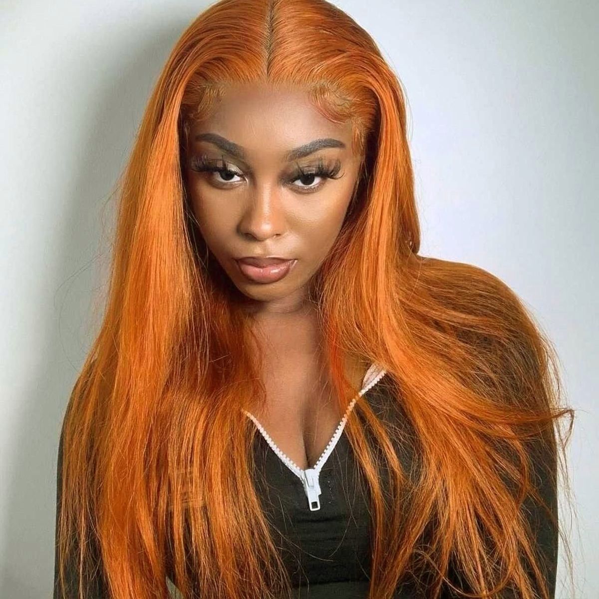 Tinashe hair ginger straight lace wig (2)