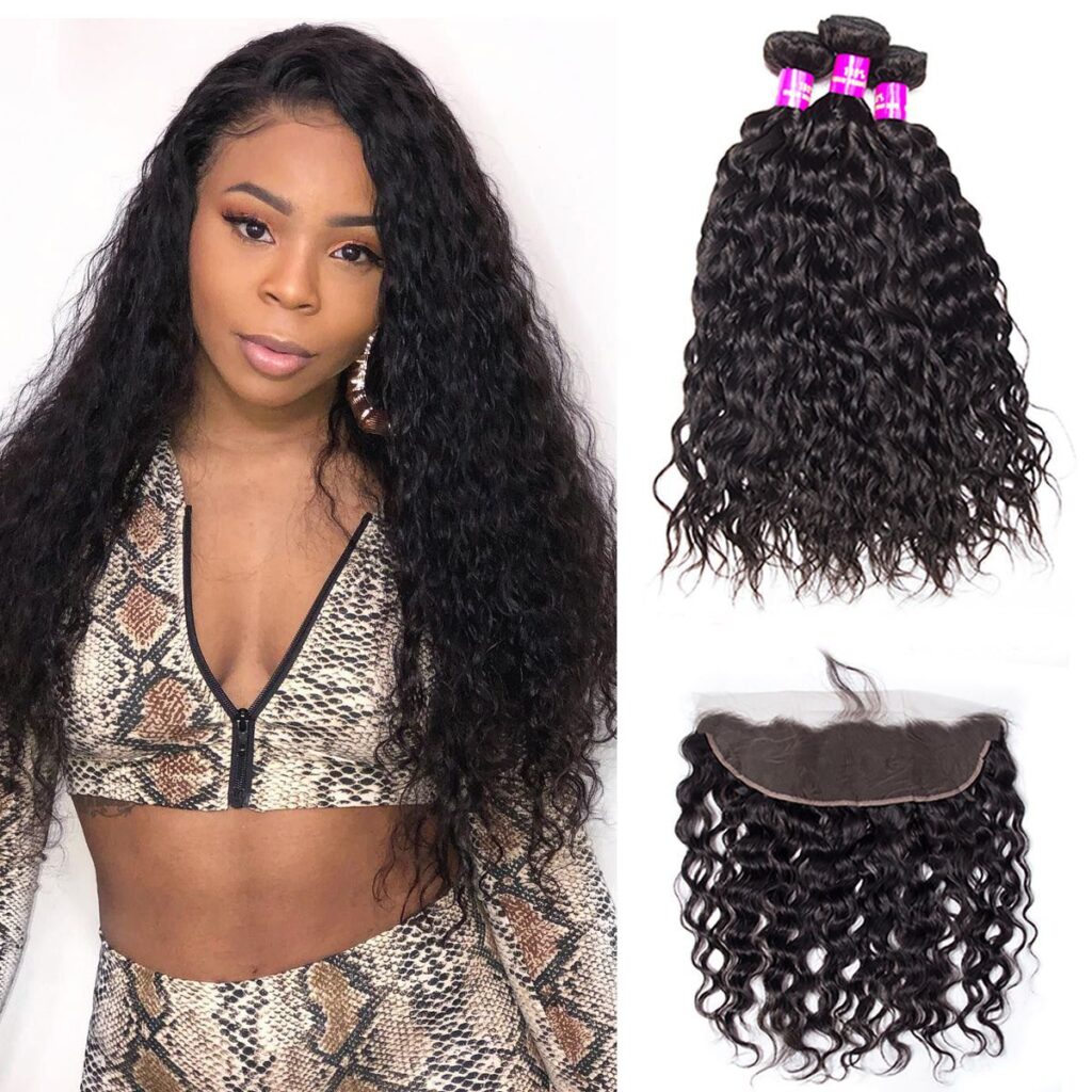 Wet and Wavy Human Hair Water Wave Bundles | Tinashehair