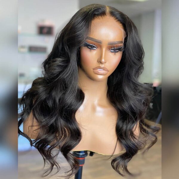 Body Wave Glueless Wig Human Hair Undetectable HD Lace Wig 180% Density ...