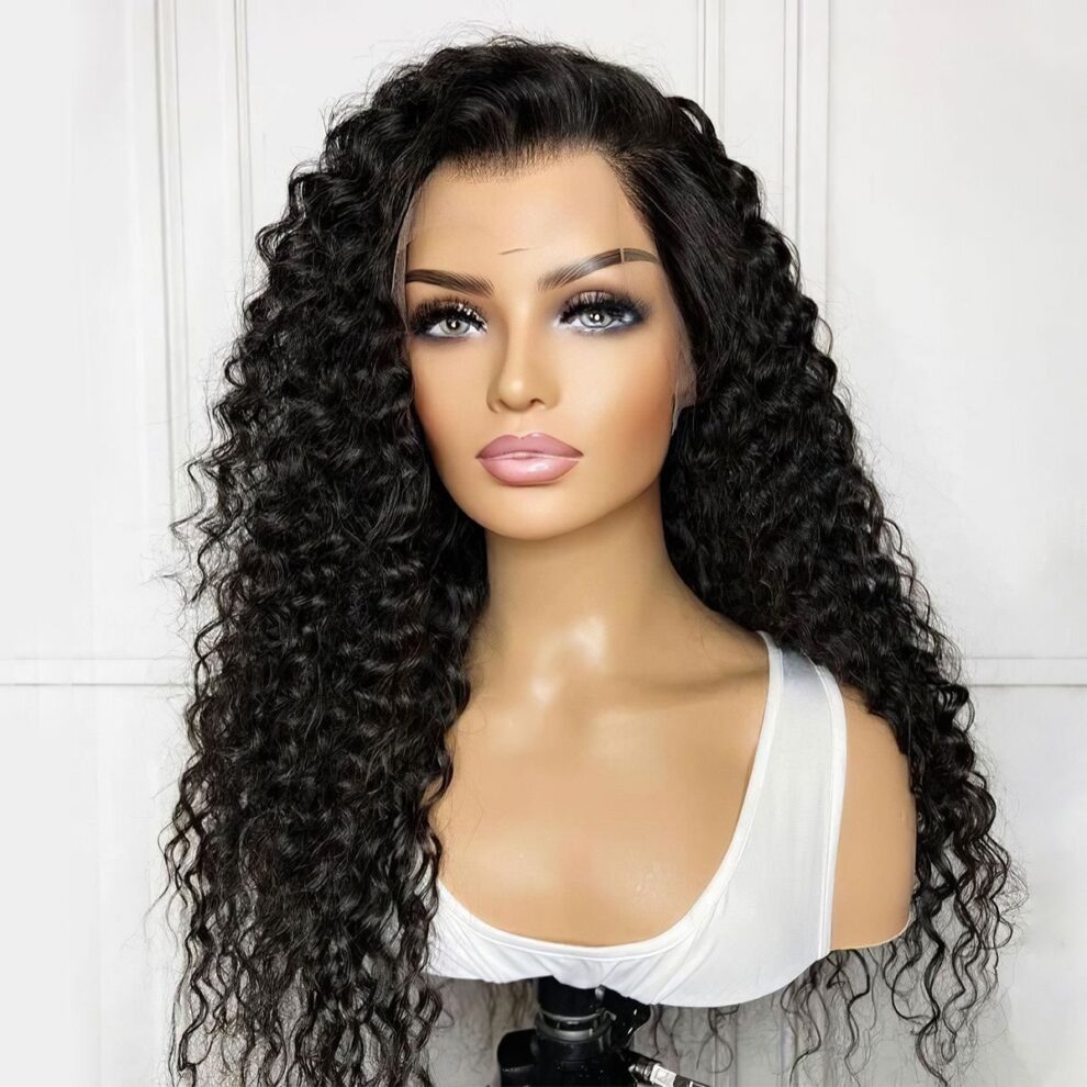 13×4 Lace Front Wigs Deep Curly Wave Human Hair Sale Tinashehair 