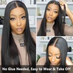 Tinashe Hair glueless striaght lace closure wig