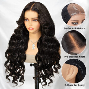 Tinashe hair glueless 6x5 body wave wig