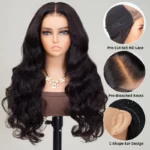 Tinashe hair glueless 6x5 lace body wave wig