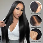 Tinashe hair glueless 6x5 lace straight wig