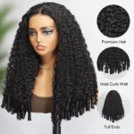Tinashe hair pull go burmese curly lace wig (2) Tinashe hair pull go burmese curly lace wig (2)