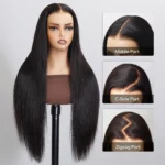 Tinashe hair pull go glueless straight wig 2