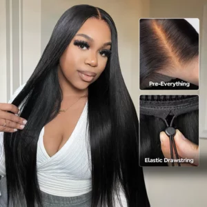 Tinashe hair straight pull go srawstring wig 1