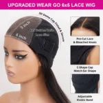 Tinashe hair upgraded wear go 6x5 lace wig details (3)