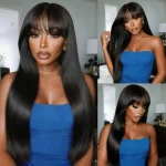 Tinashe hair straight wig with bangs (2)