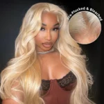 Tinashe hair glueless blonde 6x5 lace wig (1)