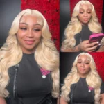 Tinashe hair glueless blonde 6x5 lace wig (3)