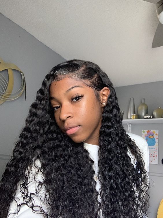 Glueless lace Wig