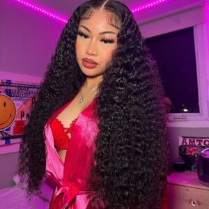 Tinashe hair long deep wave lace wig (2)