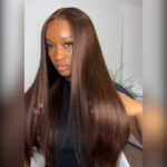 Tinashe hair glueless brown wig
