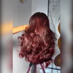 Tinashe hair layered loose wave burgundy wig