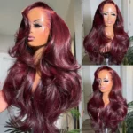 Tinashe hair layered loose wave dark burgundy wig (1)