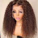 Brown curly lace wig (3)